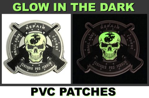 Custom Glow in the Dark PVC Patches - Make Them Unique