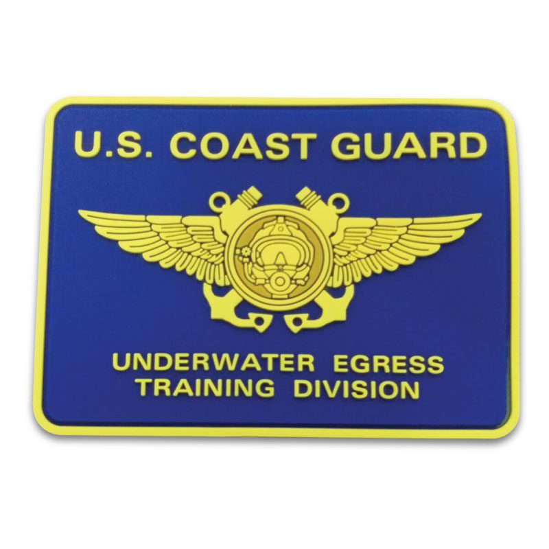 Custom Coast Guard Patches - Great Quality - PVC Emblems